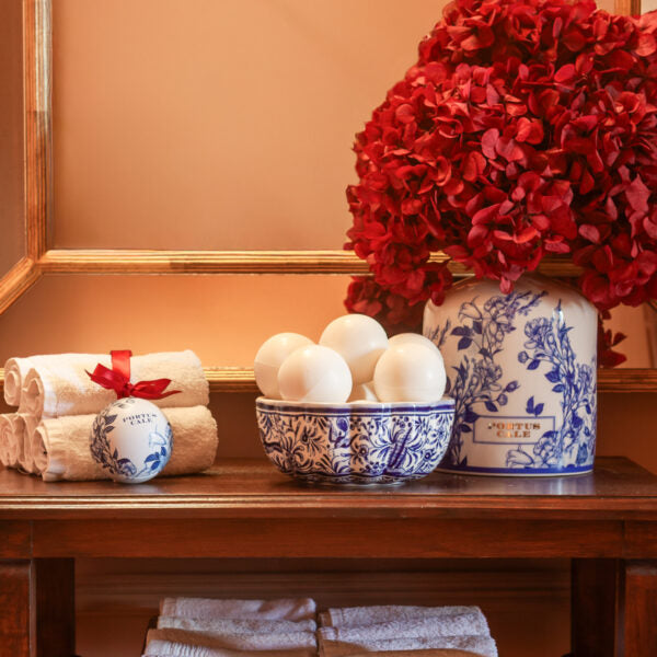 Conjunto de Sabonetes Enfeite de Natal Gold & Blue 2x110g