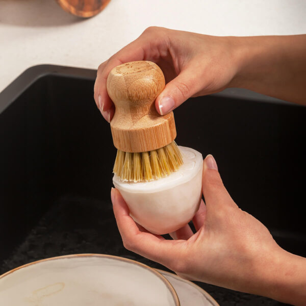 Coffret Sabão para Louça 150g & Escova de Bambu Sardinha