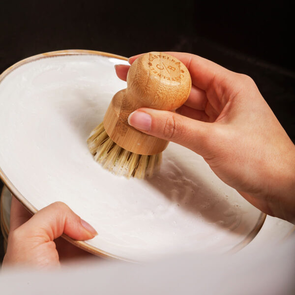 Coffret Sabão para Louça 150g & Escova de Bambu Sardinha