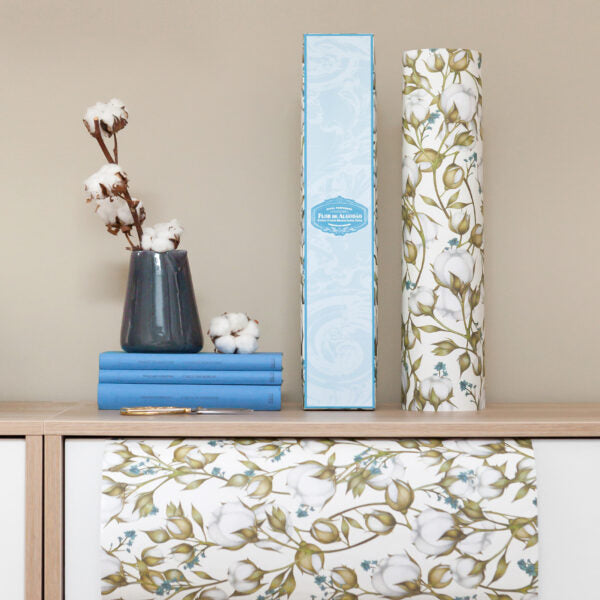 Papel Perfumado para Gavetas Flor de Algodão