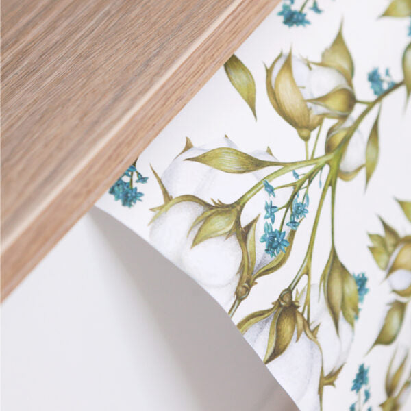 Papel Perfumado para Gavetas Flor de Algodão