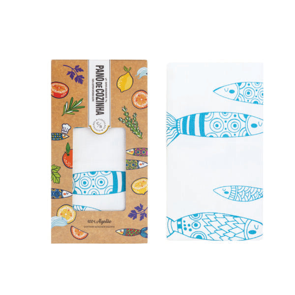 Pano de Cozinha Sardinha