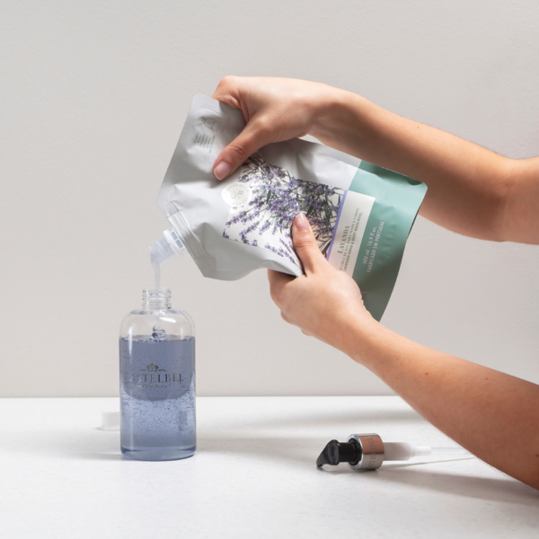 Recarga Gel Mãos e Corpo Lavanda 500mL