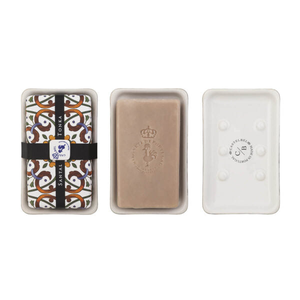 Saboneteira e Sabonete Santal Tonka 200g