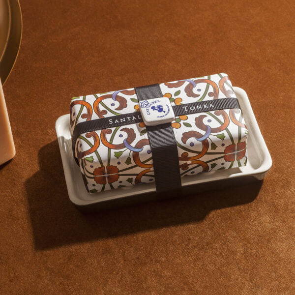 Saboneteira e Sabonete Santal Tonka 200g